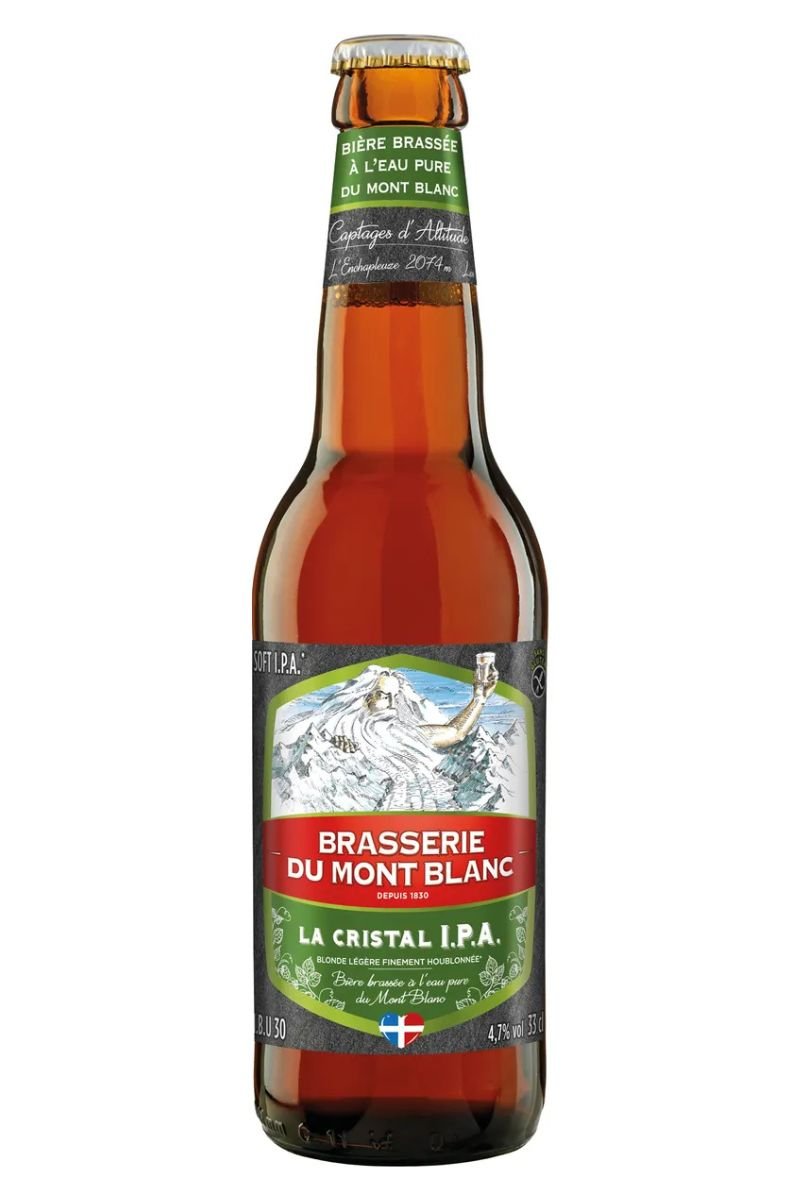 Brasserie du Mont Blanc - IPA Sans gluten - La Cristal IPA | 33cl | 4.7° - Free My Beer