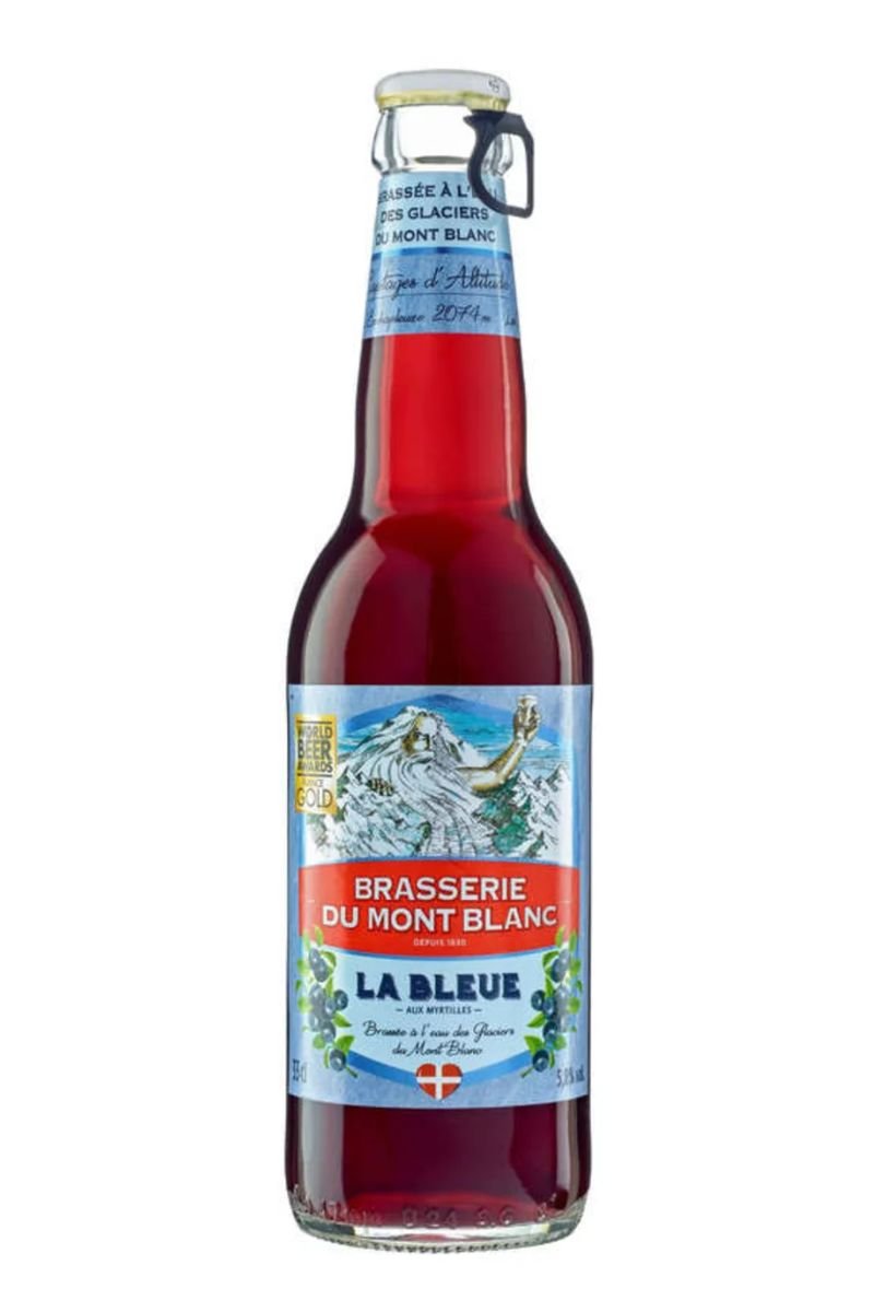 Brasserie du Mont Blanc - sans gluten - La Bleue Myrtille Rosée | 33cl | 5.8° - Free My Beer
