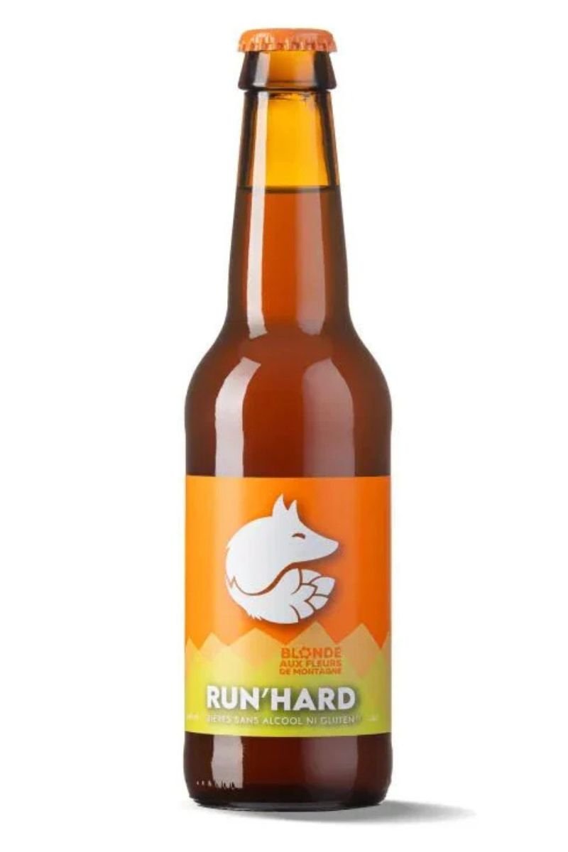 RUN'HARD - Bière BLONDE - bio et sans gluten | 33cl | sans alcool - Free My Beer