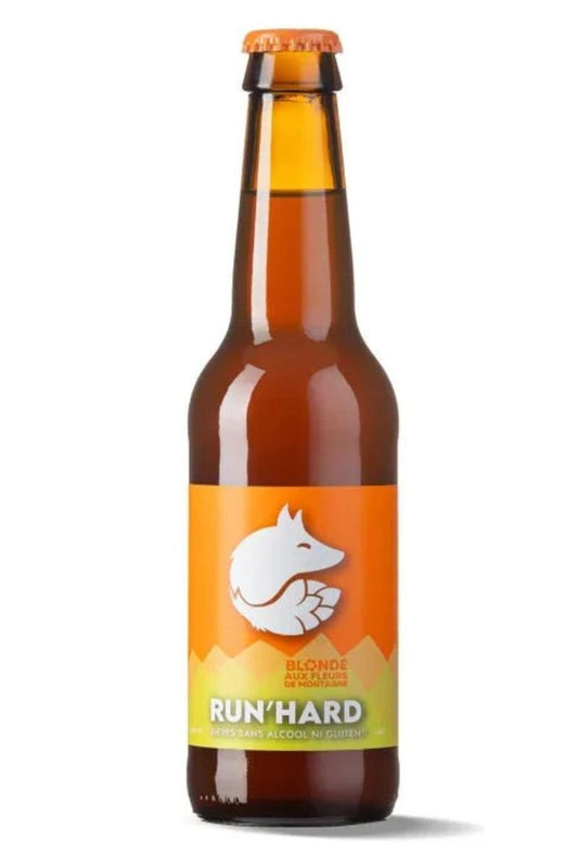 RUN'HARD - Bière BLONDE - bio et sans gluten | 33cl | sans alcool - Free My Beer