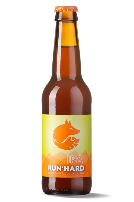 RUN'HARD - Bière IPA - bio et sans gluten | 33cl | sans alcool - Free My Beer