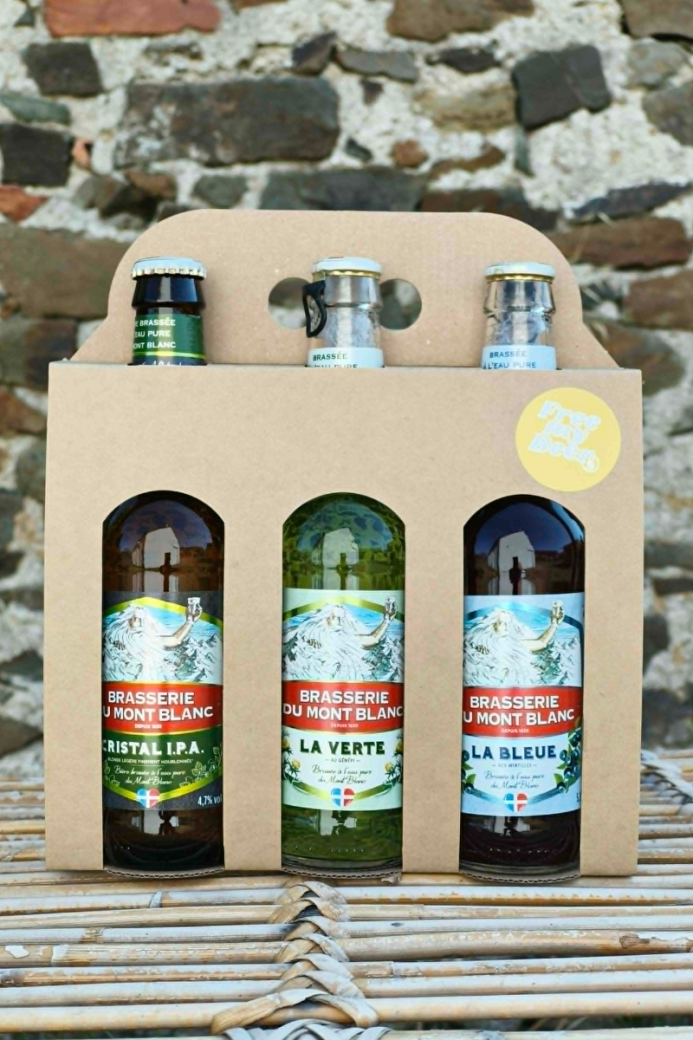Pack 3 bières - La Brasserie du Mont Blanc - sans gluten - Free My Beer